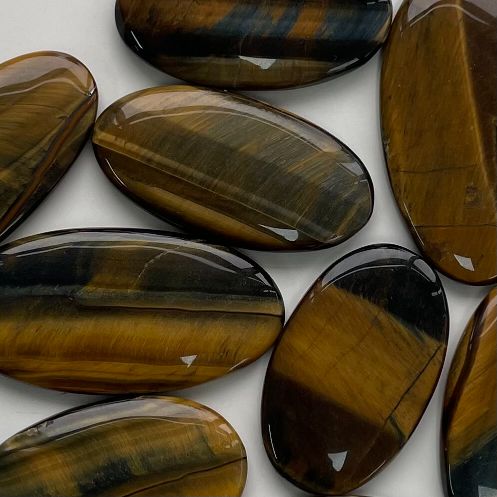 Tigers Eye Cabochon - Round - 1pc