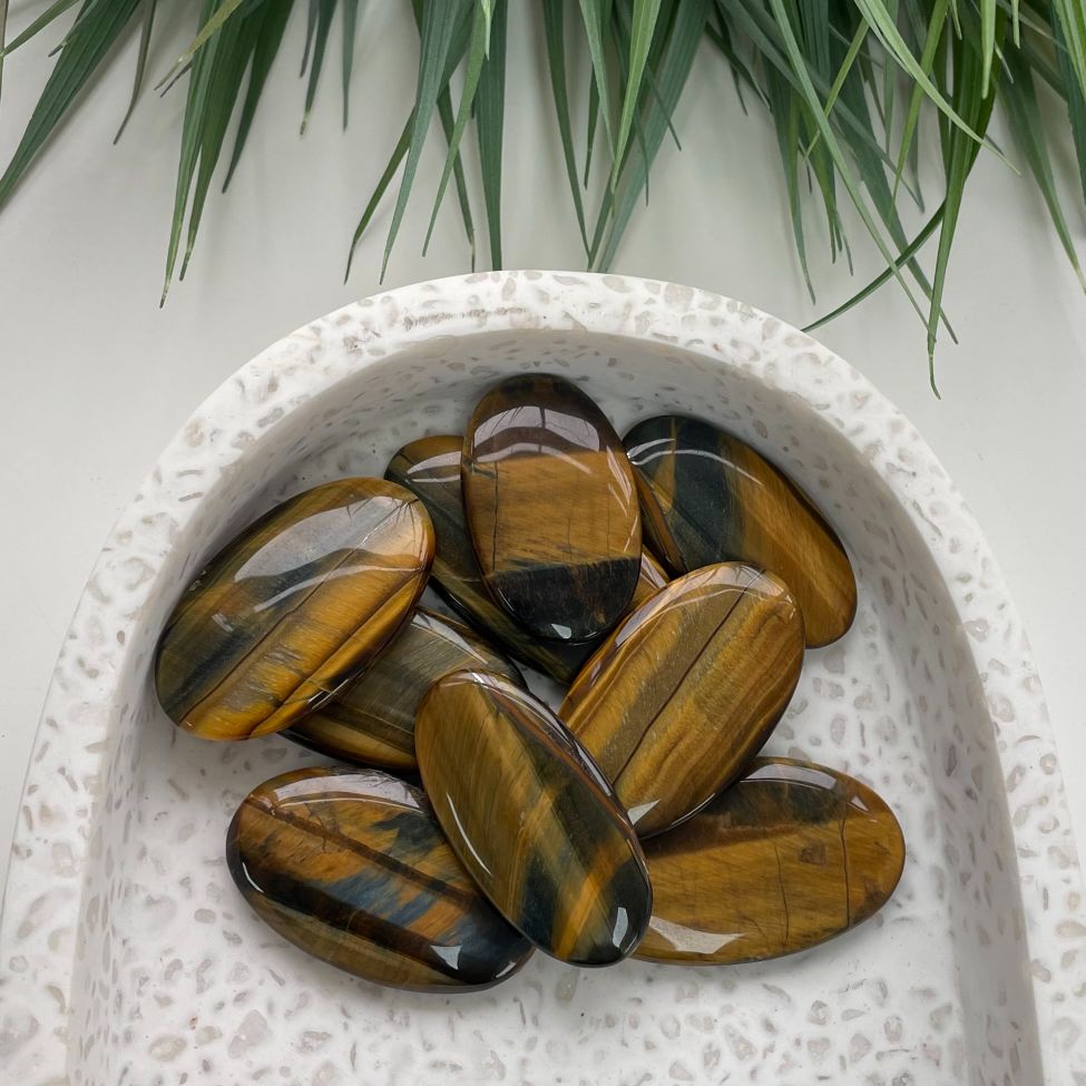Tigers Eye Cabochon - Round - 1pc