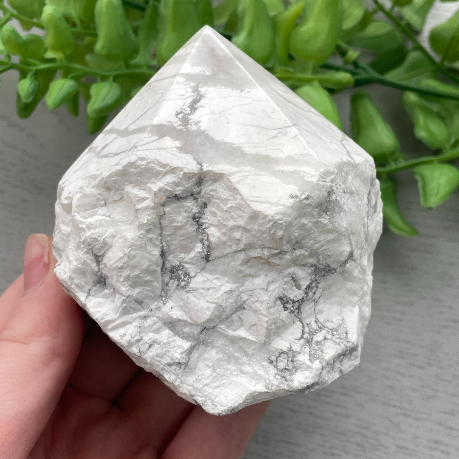 Polished Howlite Point - 01