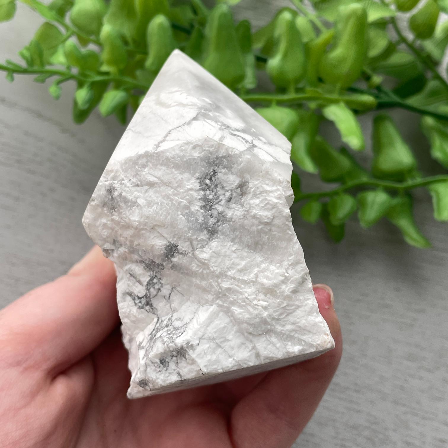 Polished Howlite Point - 01