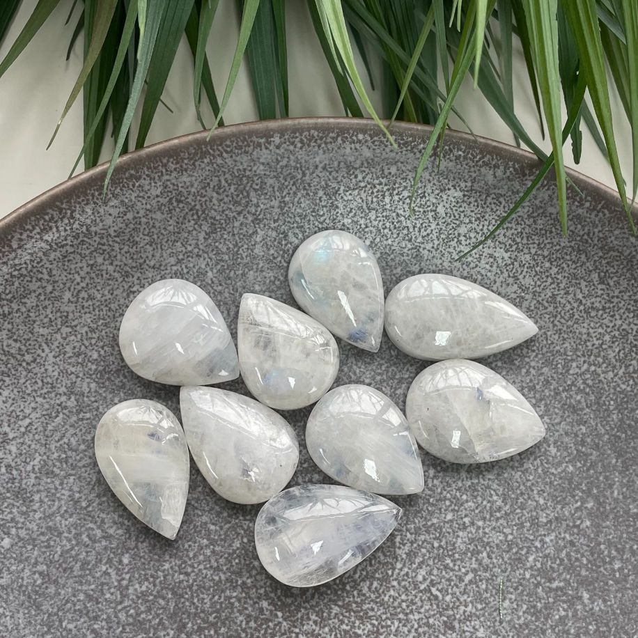 Moonstone Cabochon - Tear Drop - 1pc