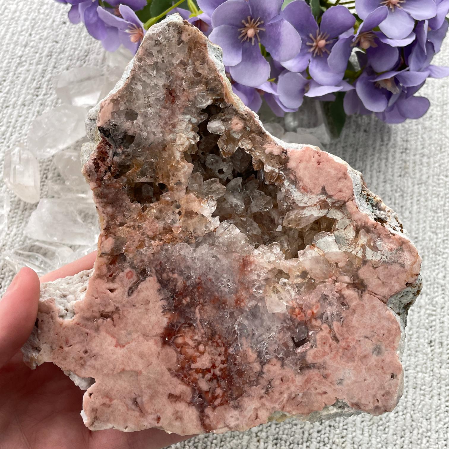 Pink Amethyst - Slice - 17