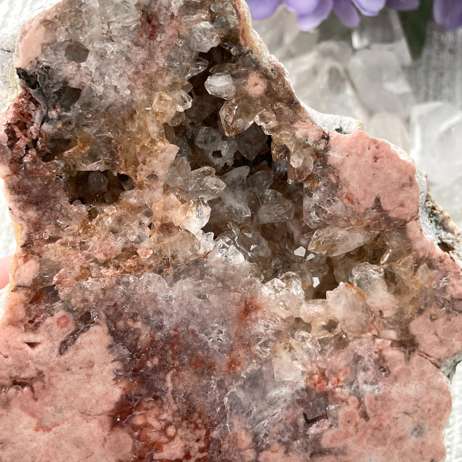 Pink Amethyst - Slice - 17