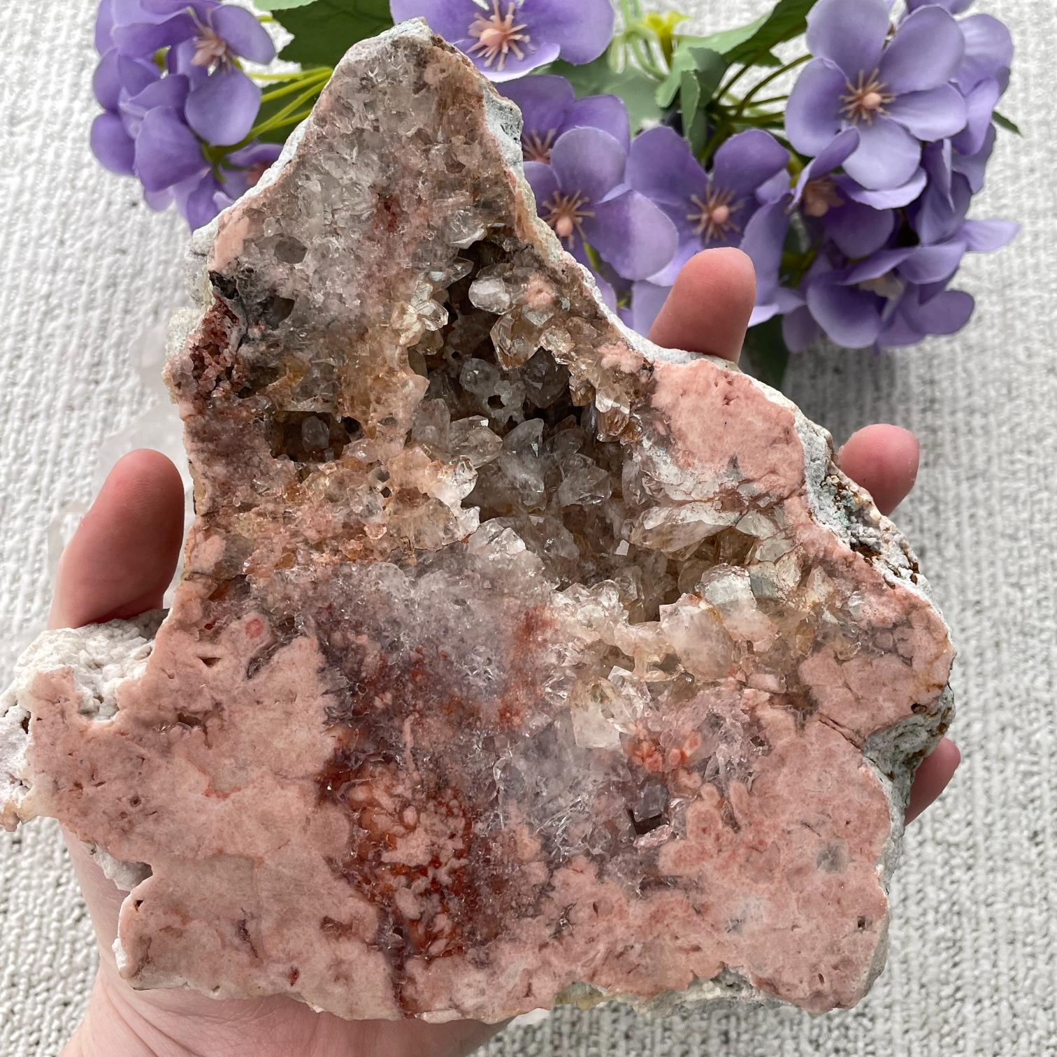 Pink Amethyst - Slice - 17