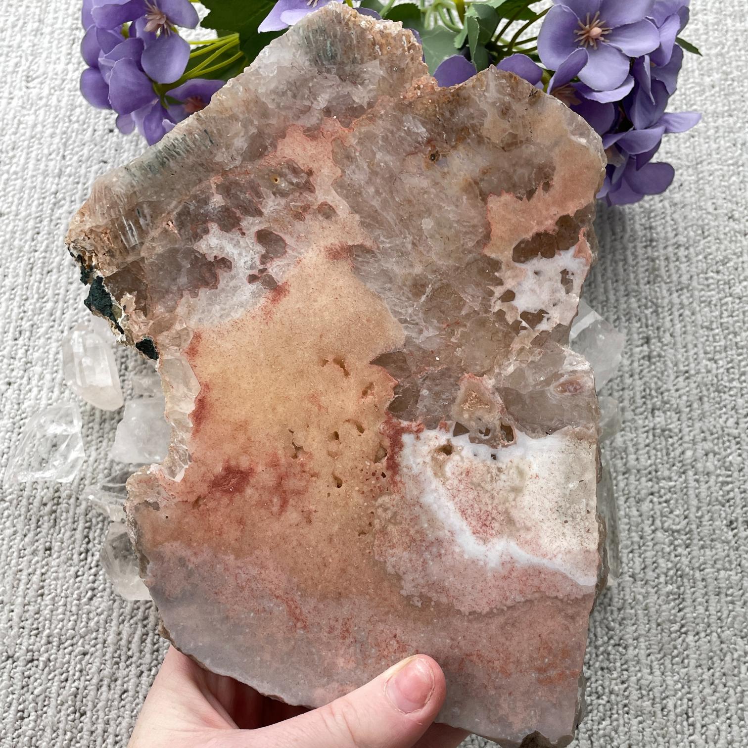 Pink Amethyst - Slice - 18