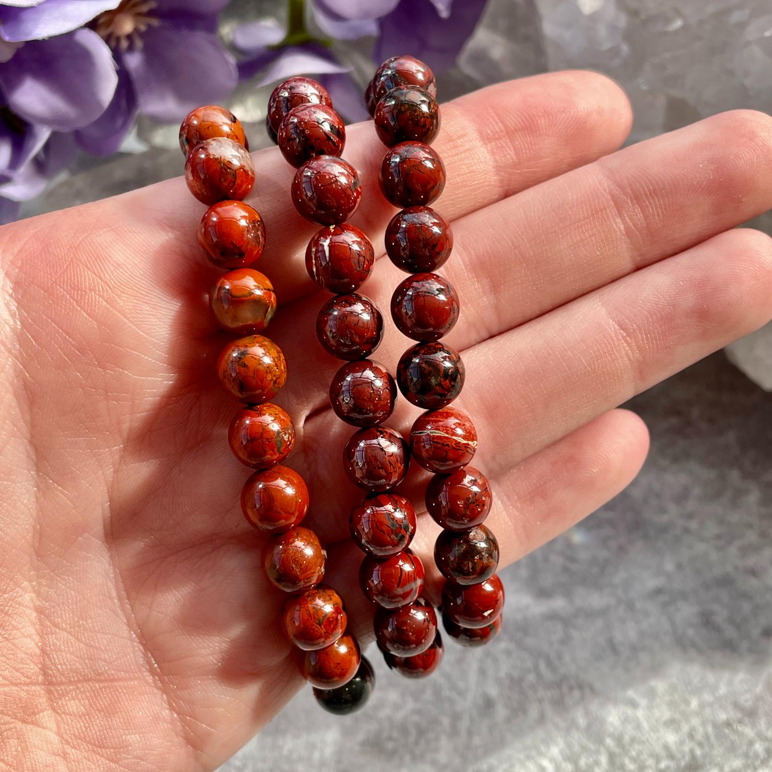Brecciated Jasper Beads Bracelet