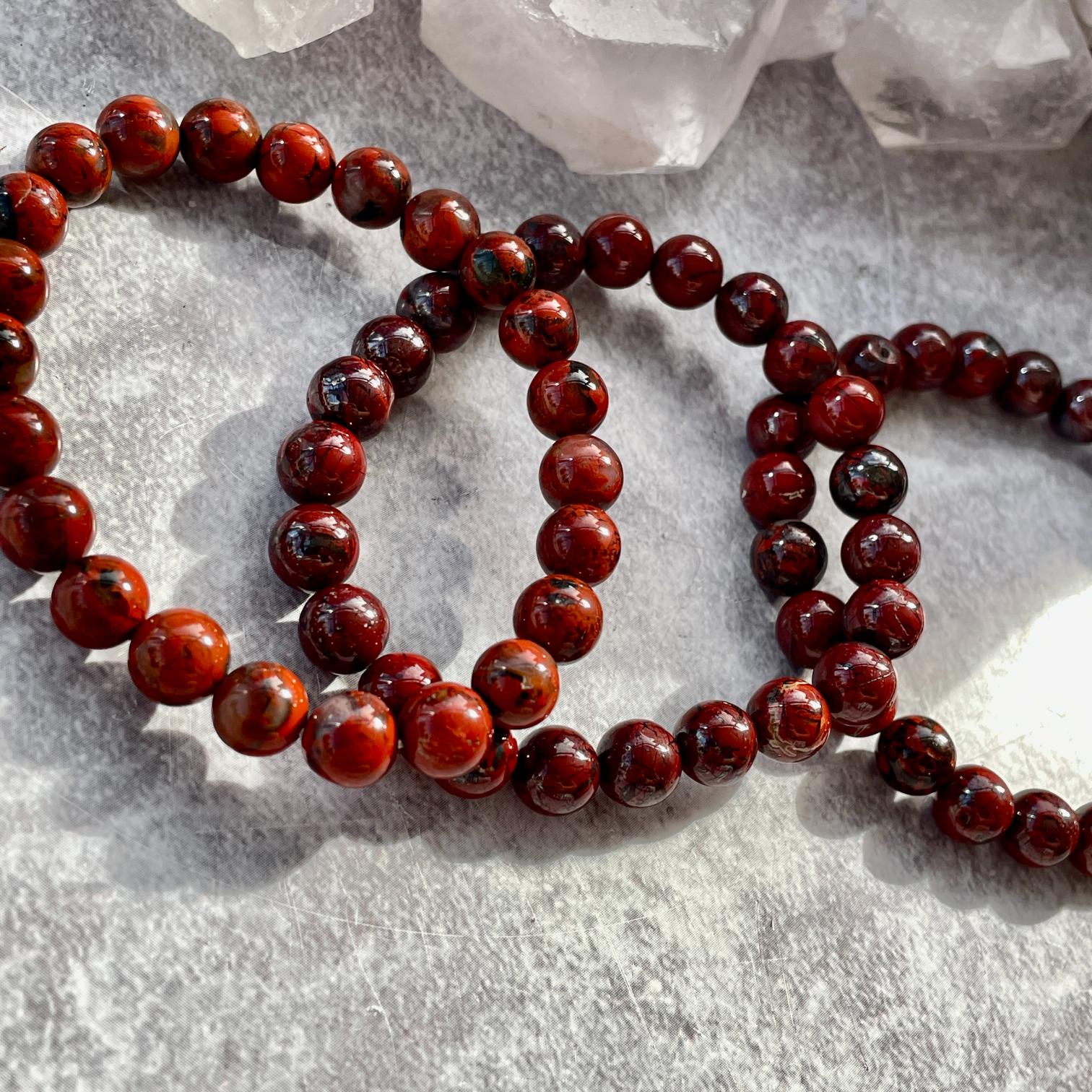 Brecciated Jasper Beads Bracelet