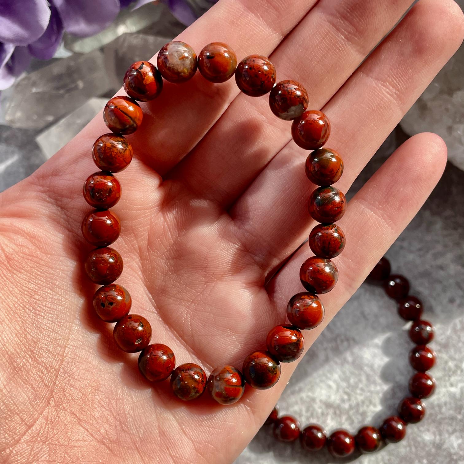 Brecciated Jasper Beads Bracelet