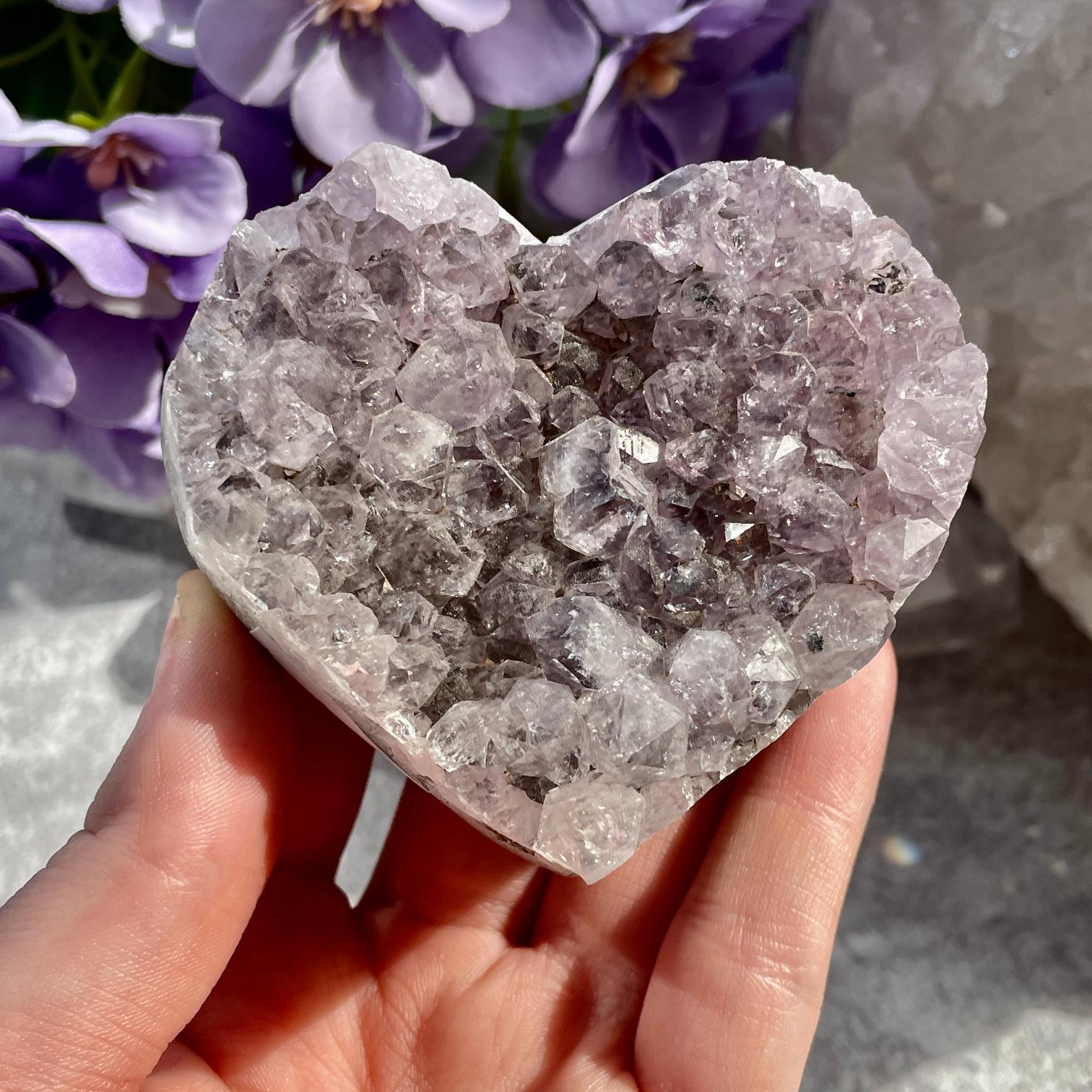 Amethyst Heart Cluster - N