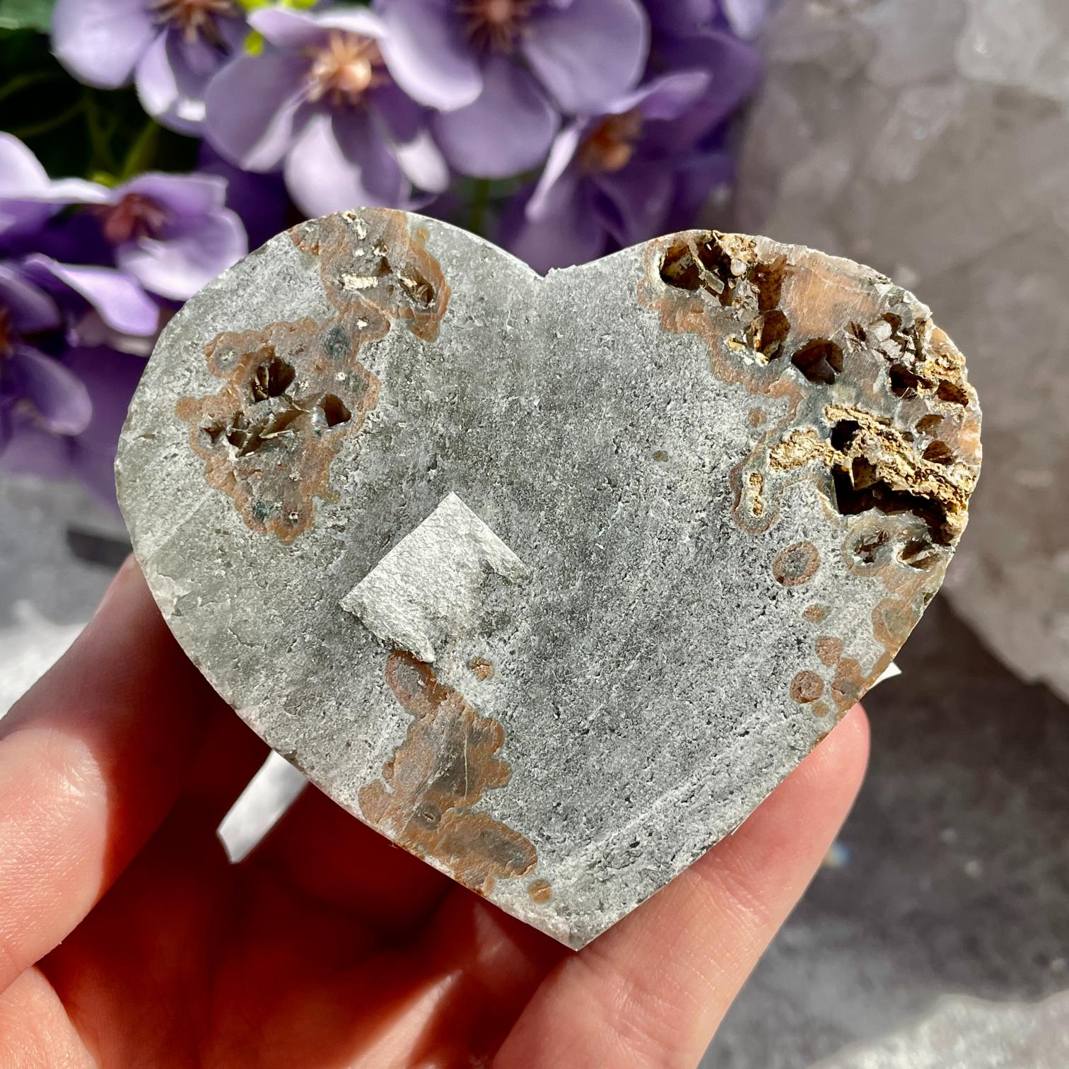 Amethyst Heart Cluster - N