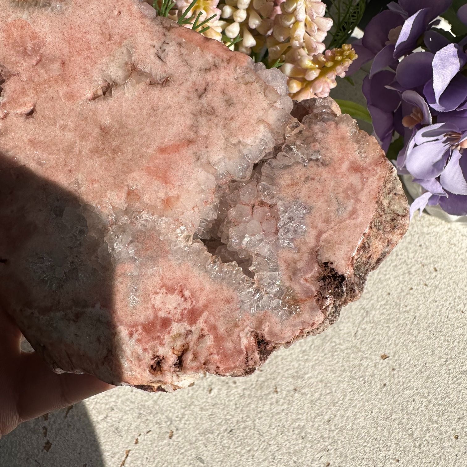 Pink Amethyst - Slice - 13