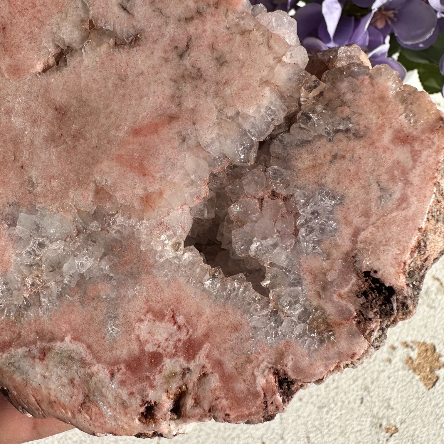 Pink Amethyst - Slice - 13