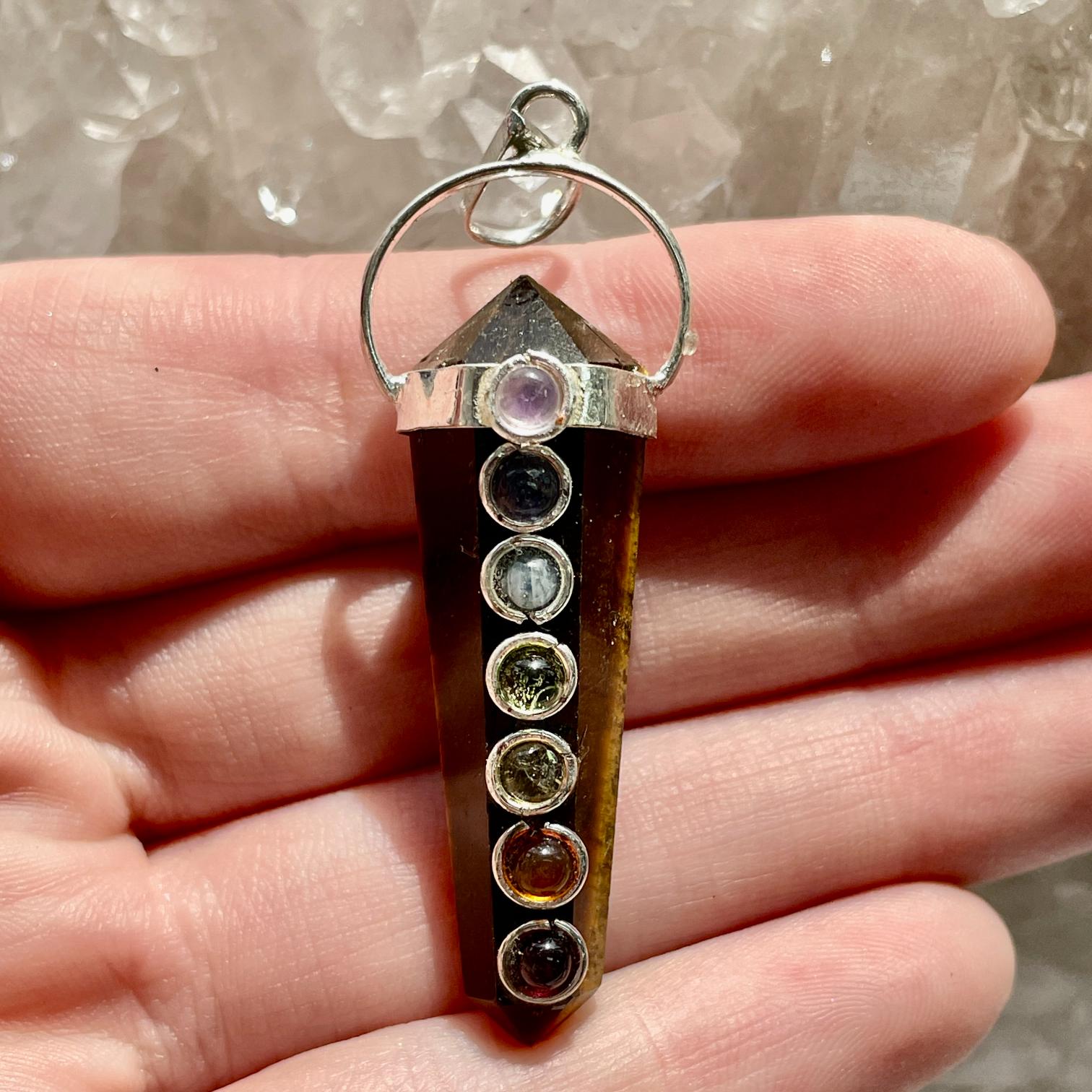 Tigers Eye - Chakra Pendant DT