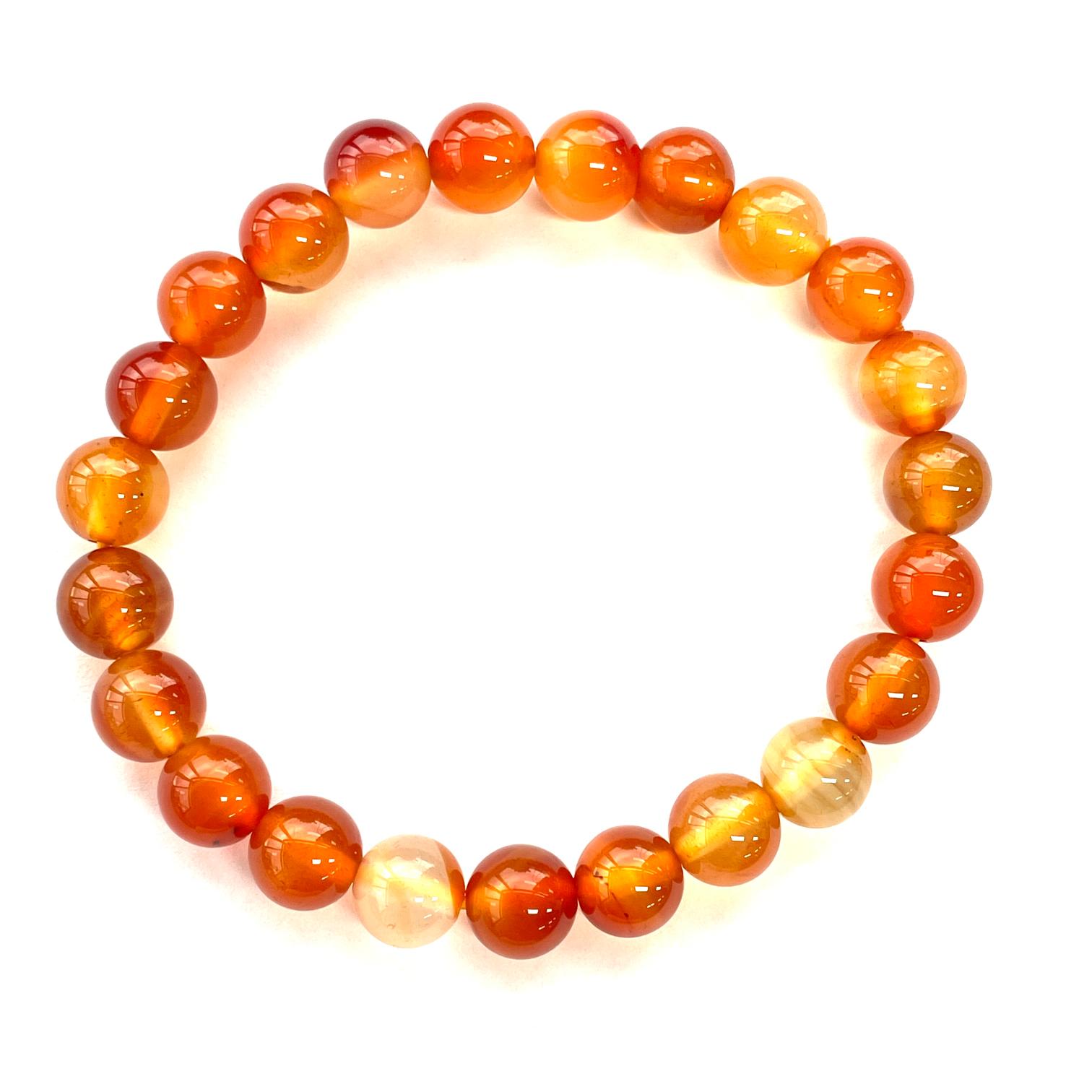 Carnelian Beads Bracelet