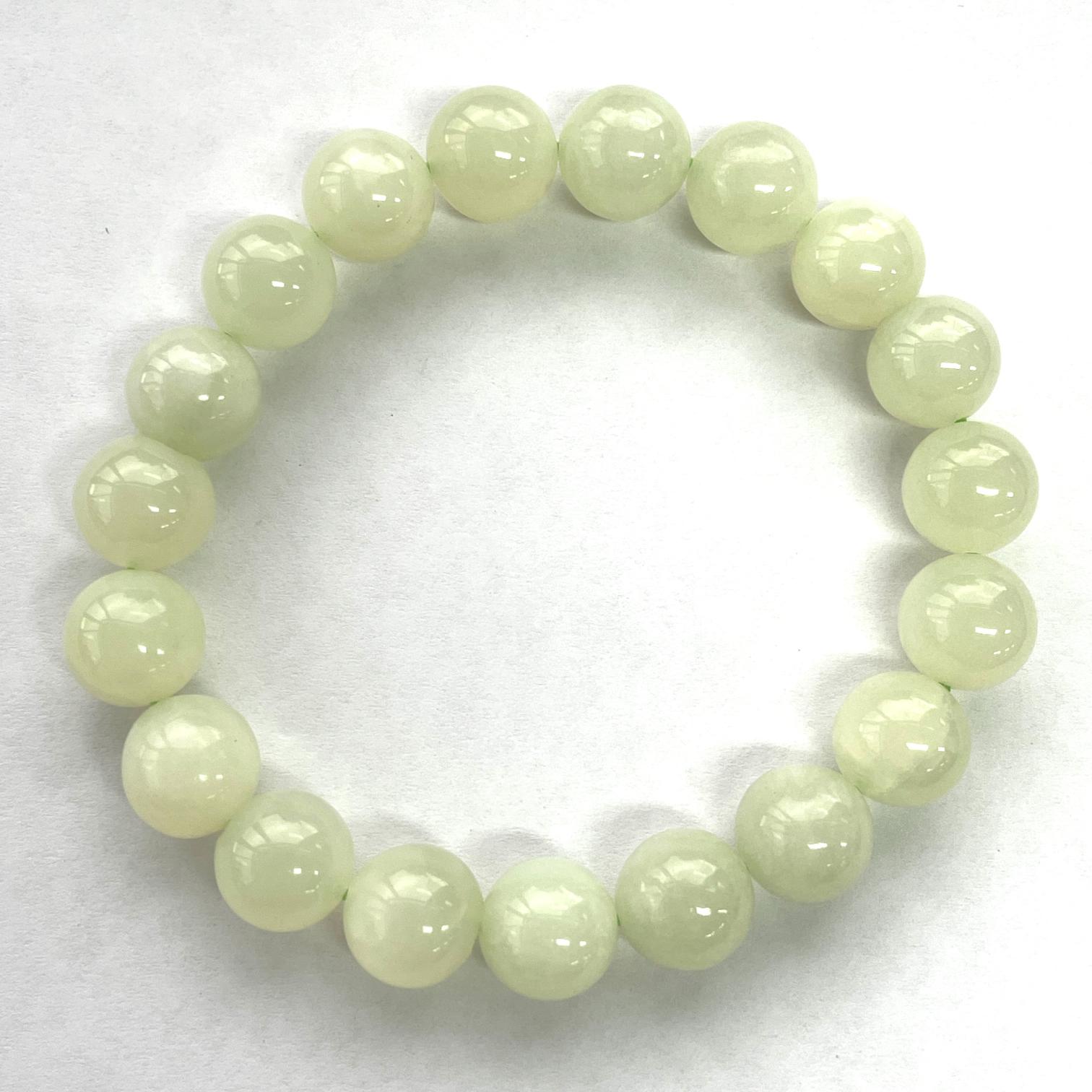 Jade Beads Bracelet - 10mm
