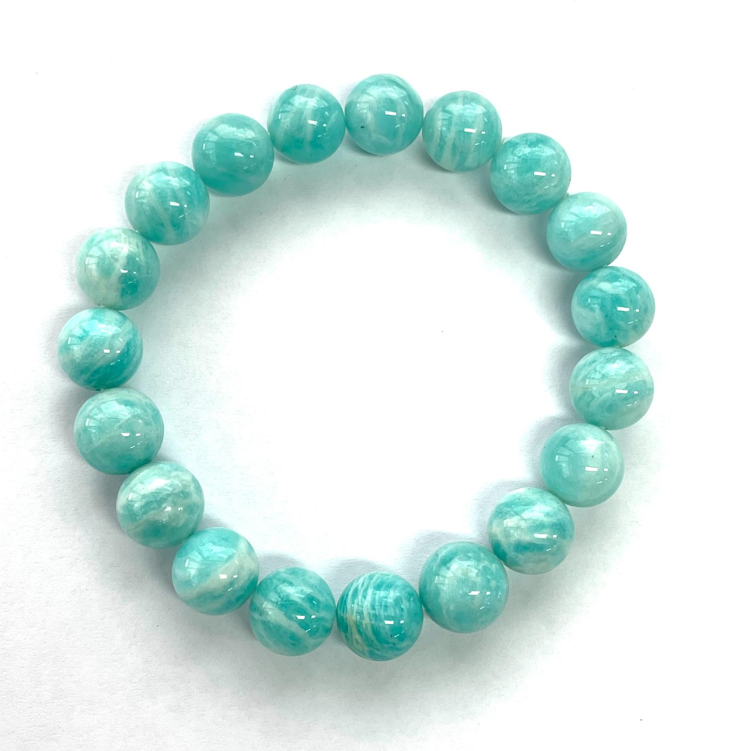 Amazonite Beads Bracelet - 10mm
