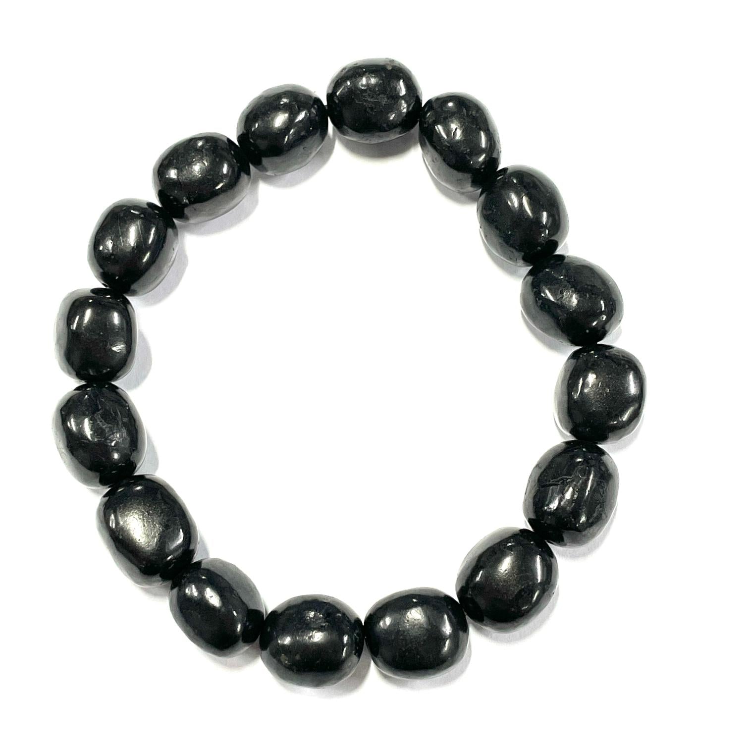 Shungite Beaded Nugget Bracelet
