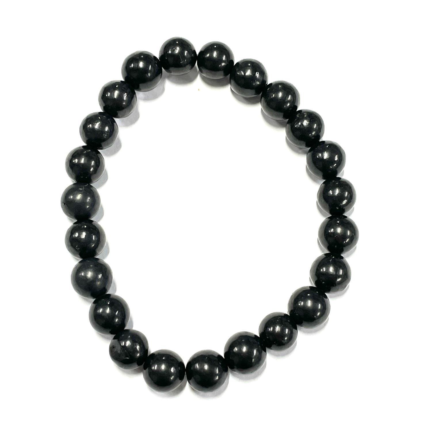 Shungite Beaded Bracelet 6mm - 8mm
