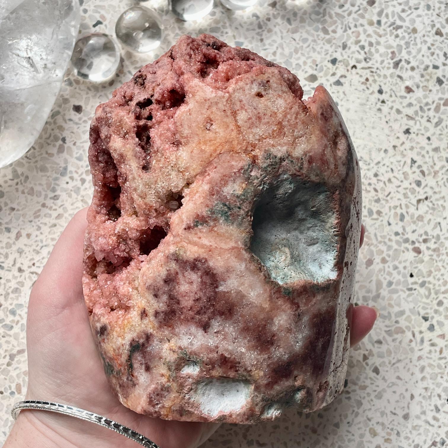 Pink Amethyst - Geode - P97