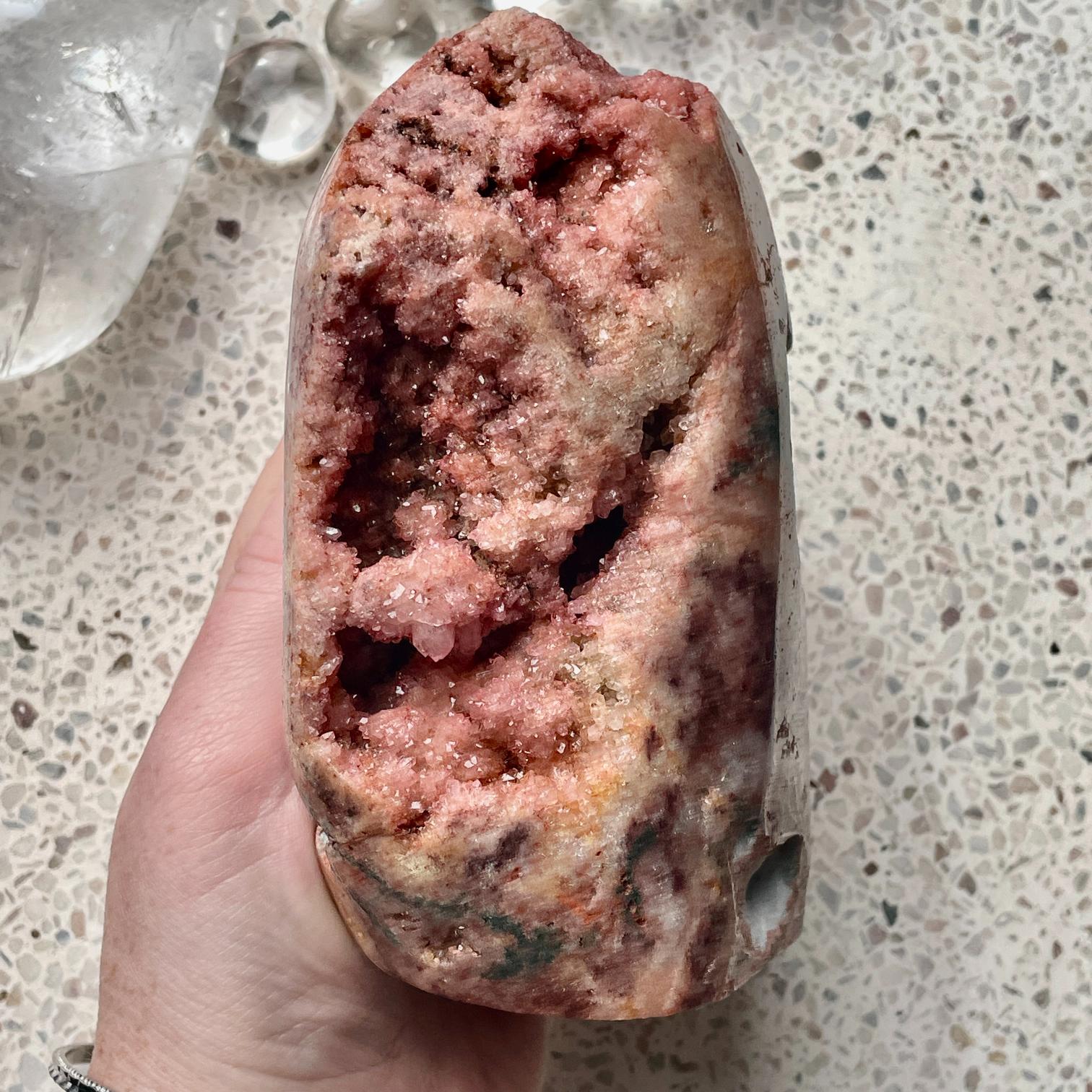 Pink Amethyst - Geode - P97
