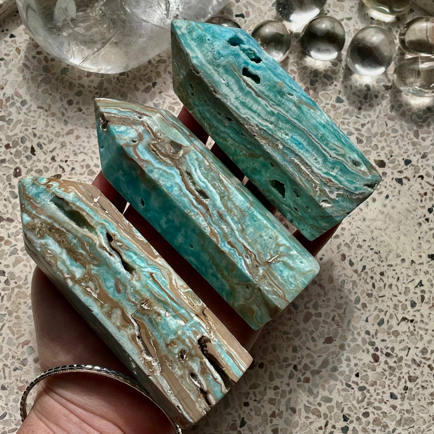 Caribbean Calcite & Aragonite Generator-Dark-10-11cm