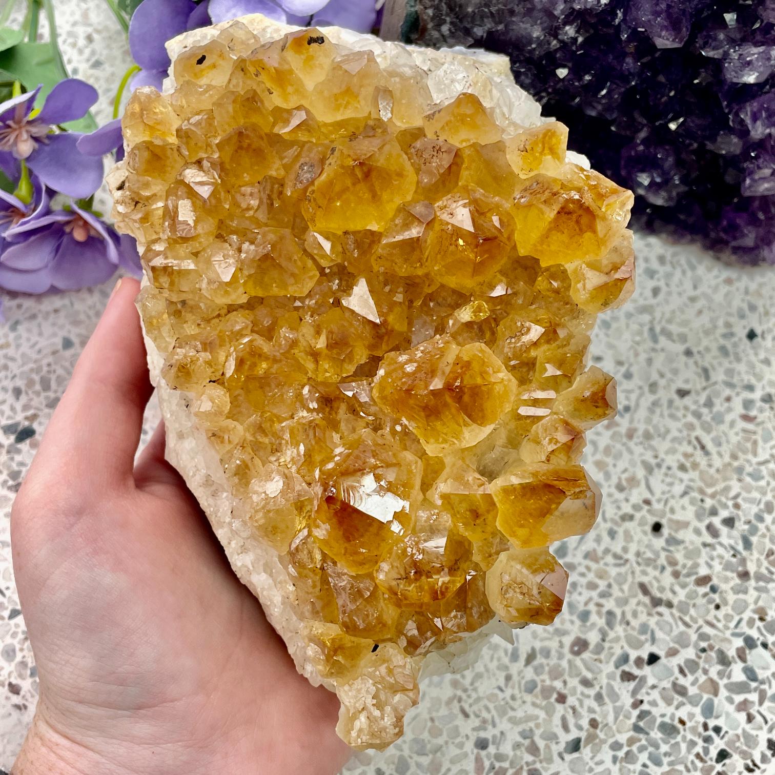 Citrine Cluster - 25