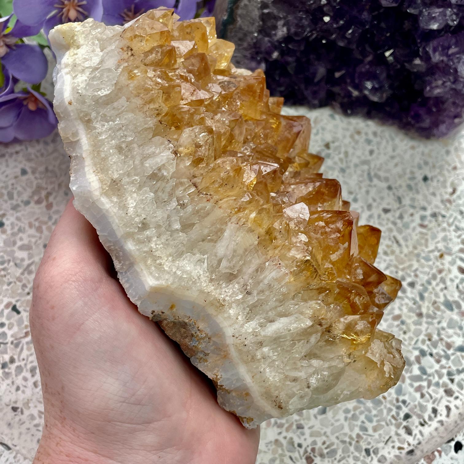 Citrine Cluster - 25