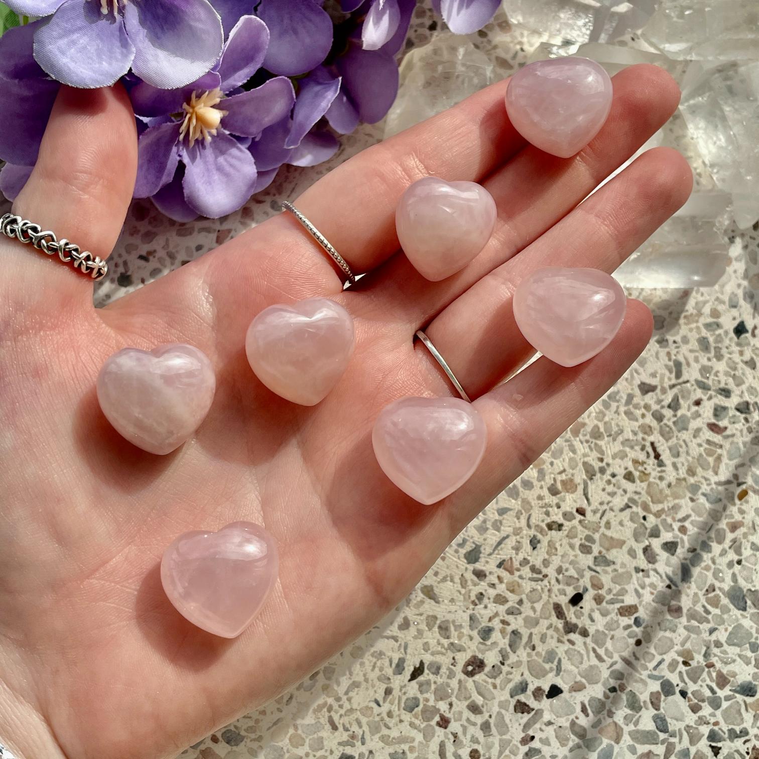 Rose Quartz Heart 2cm