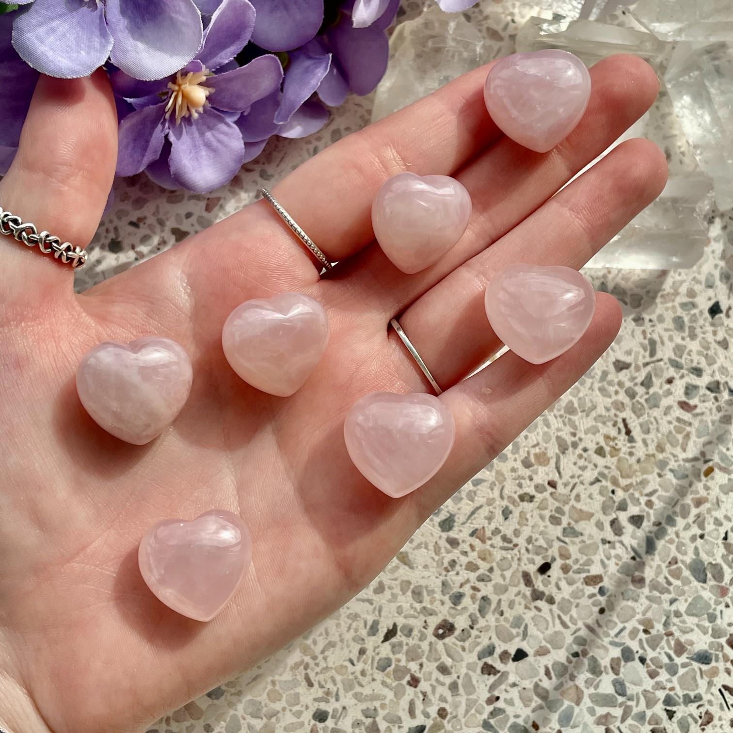Rose Quartz Heart 2cm