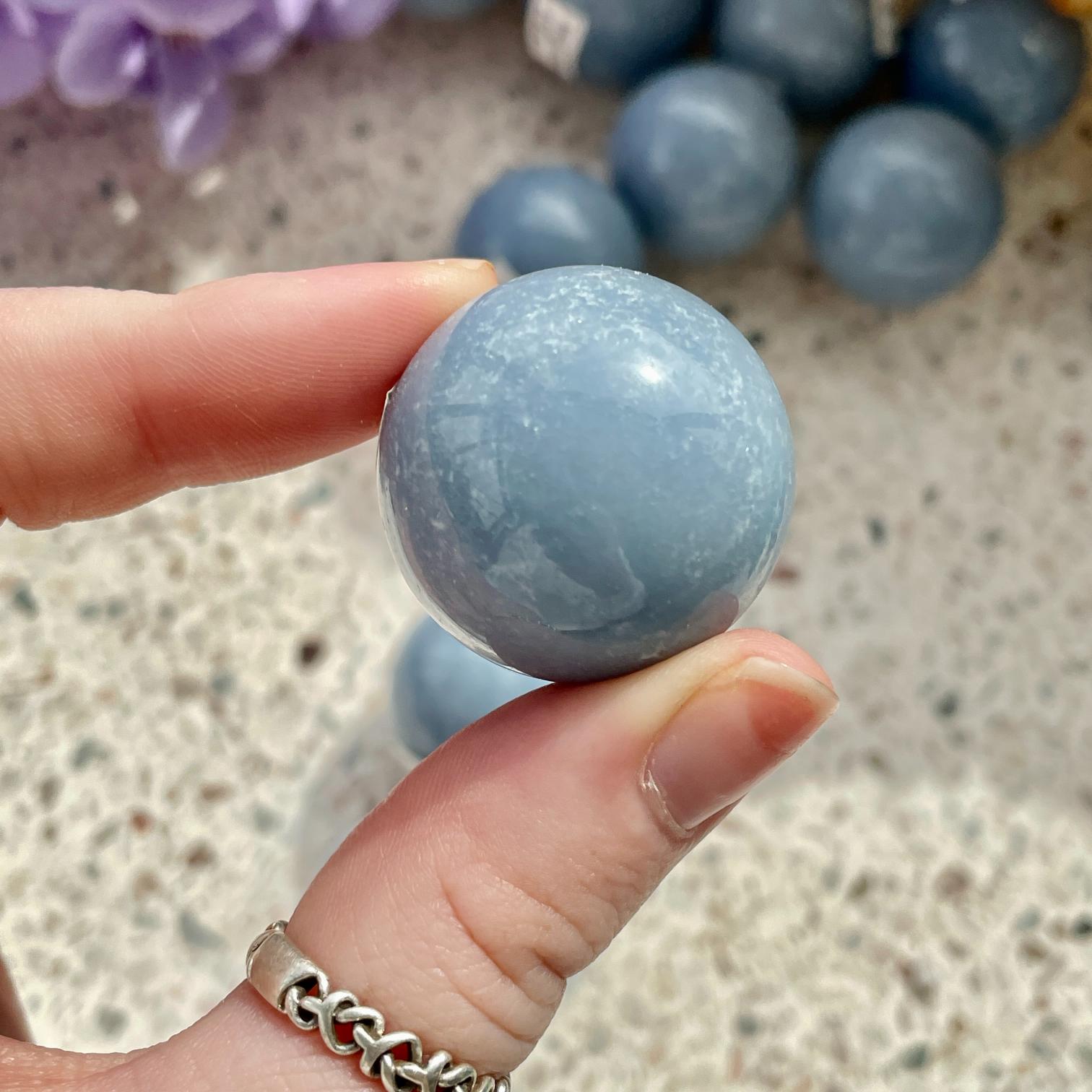 Angelite Sphere - 3cm