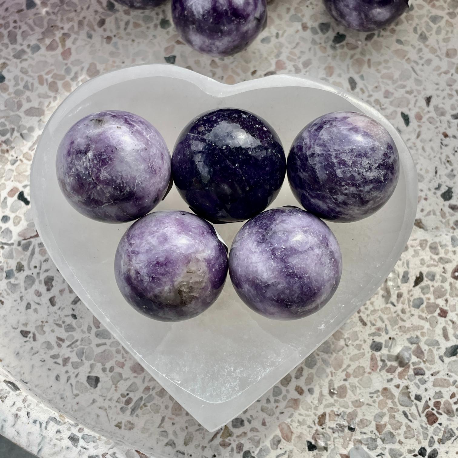 Lepidolite Sphere - 3cm