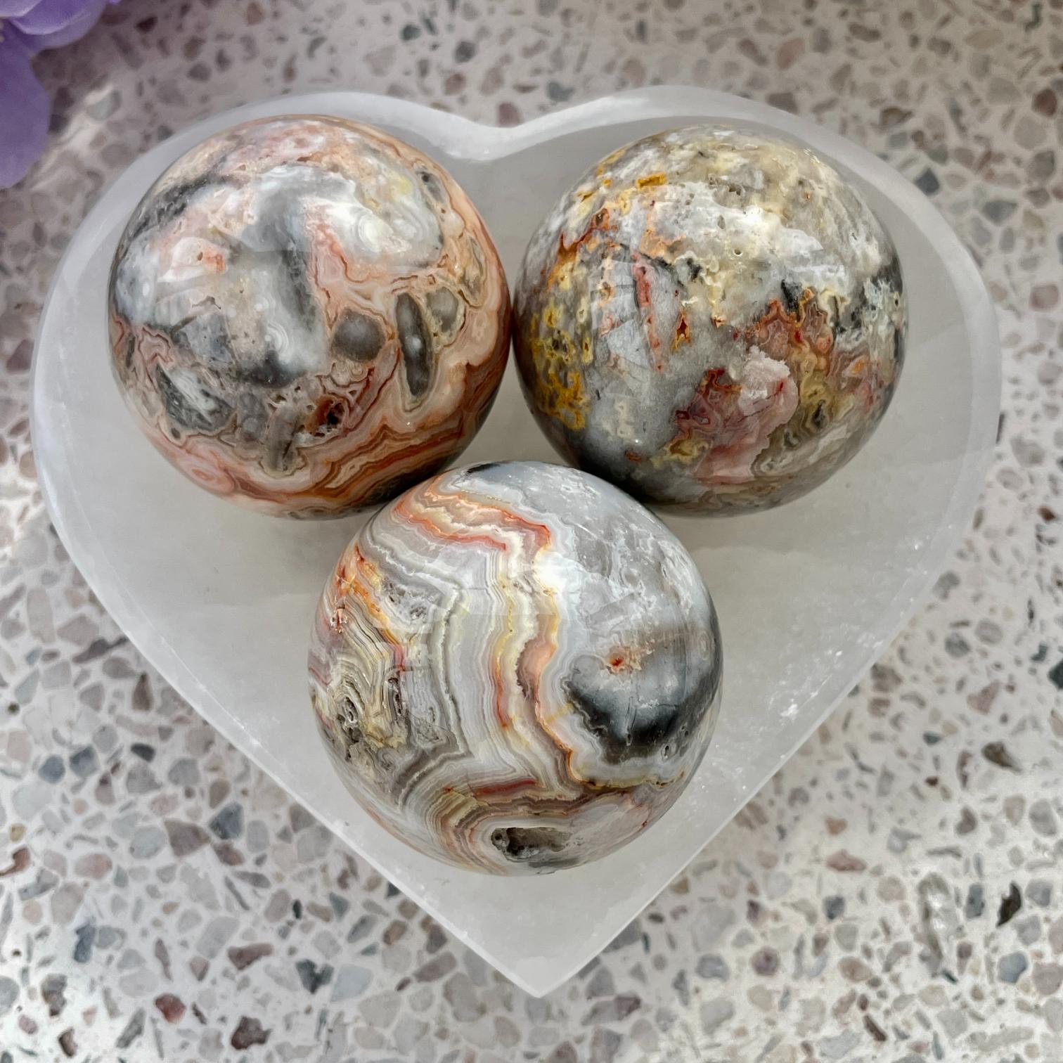 Crazy Lace Agate Sphere - 4cm