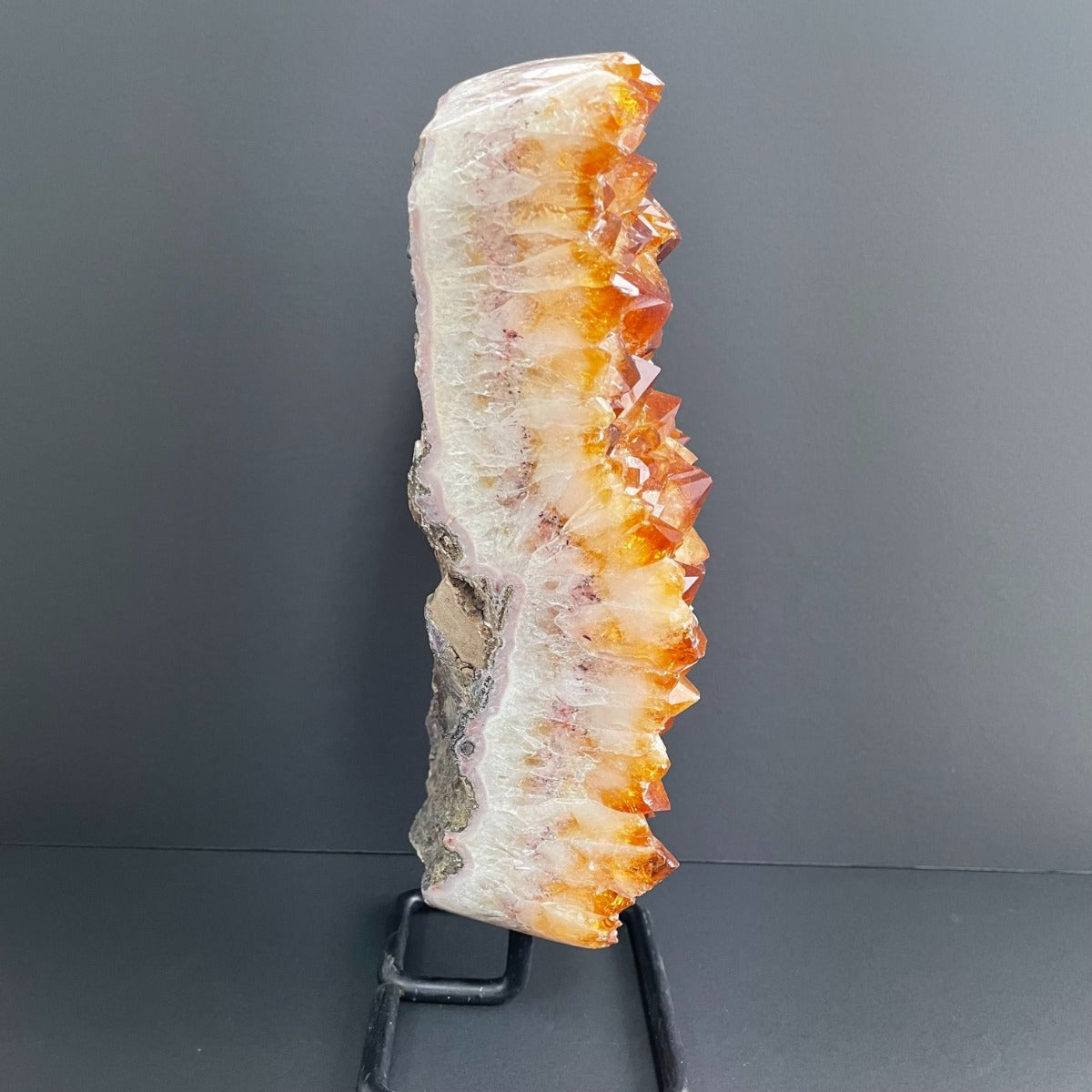 Citrine Cluster On Stand - 14