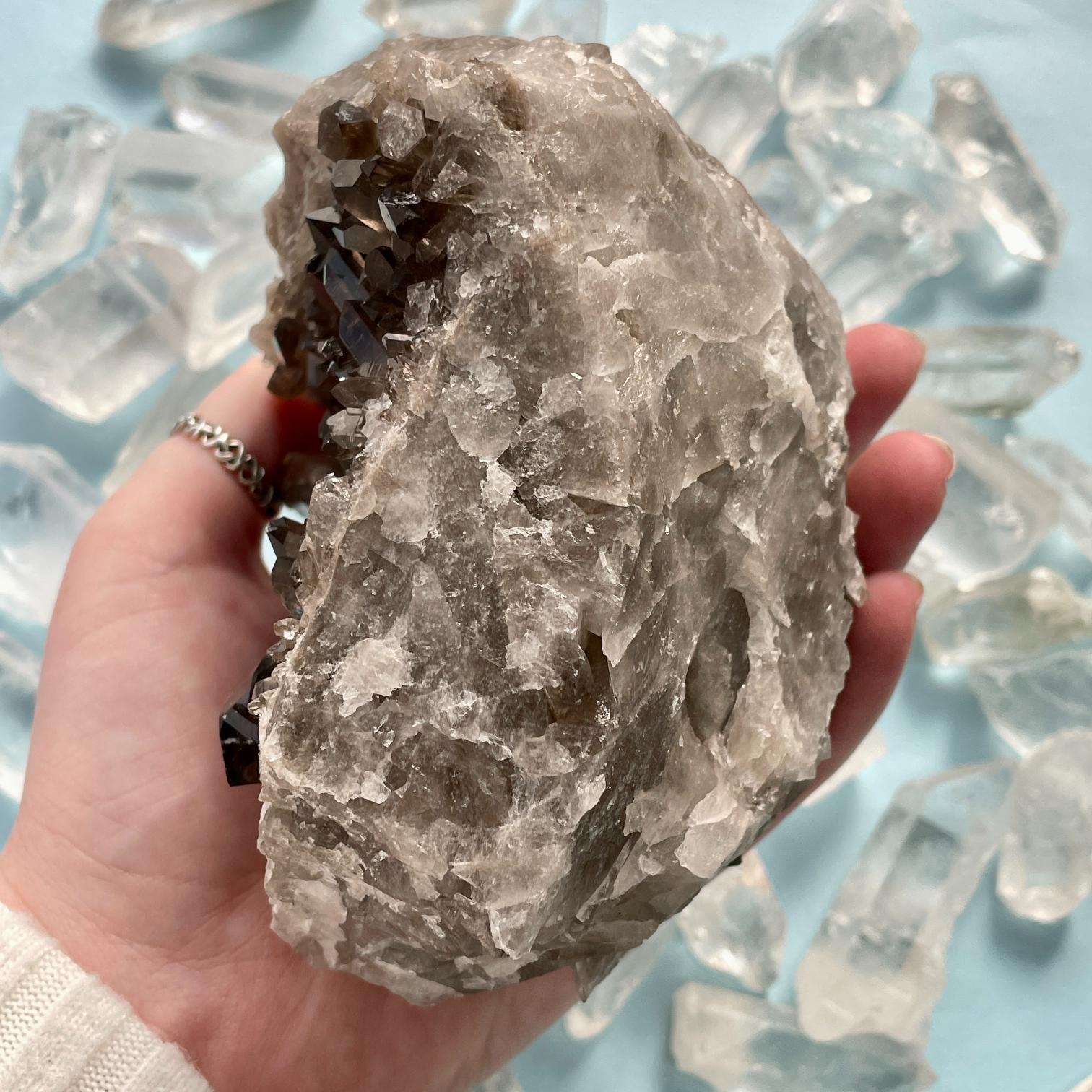 Smokey Quartz Cluster - 53
