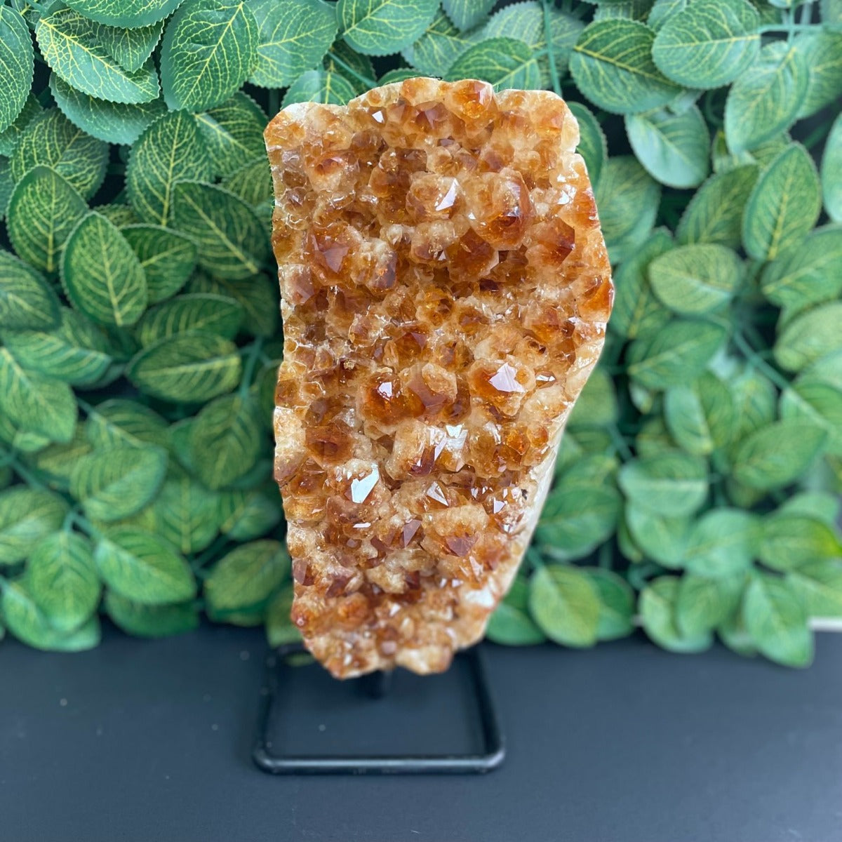 Citrine Cluster On Stand - 14