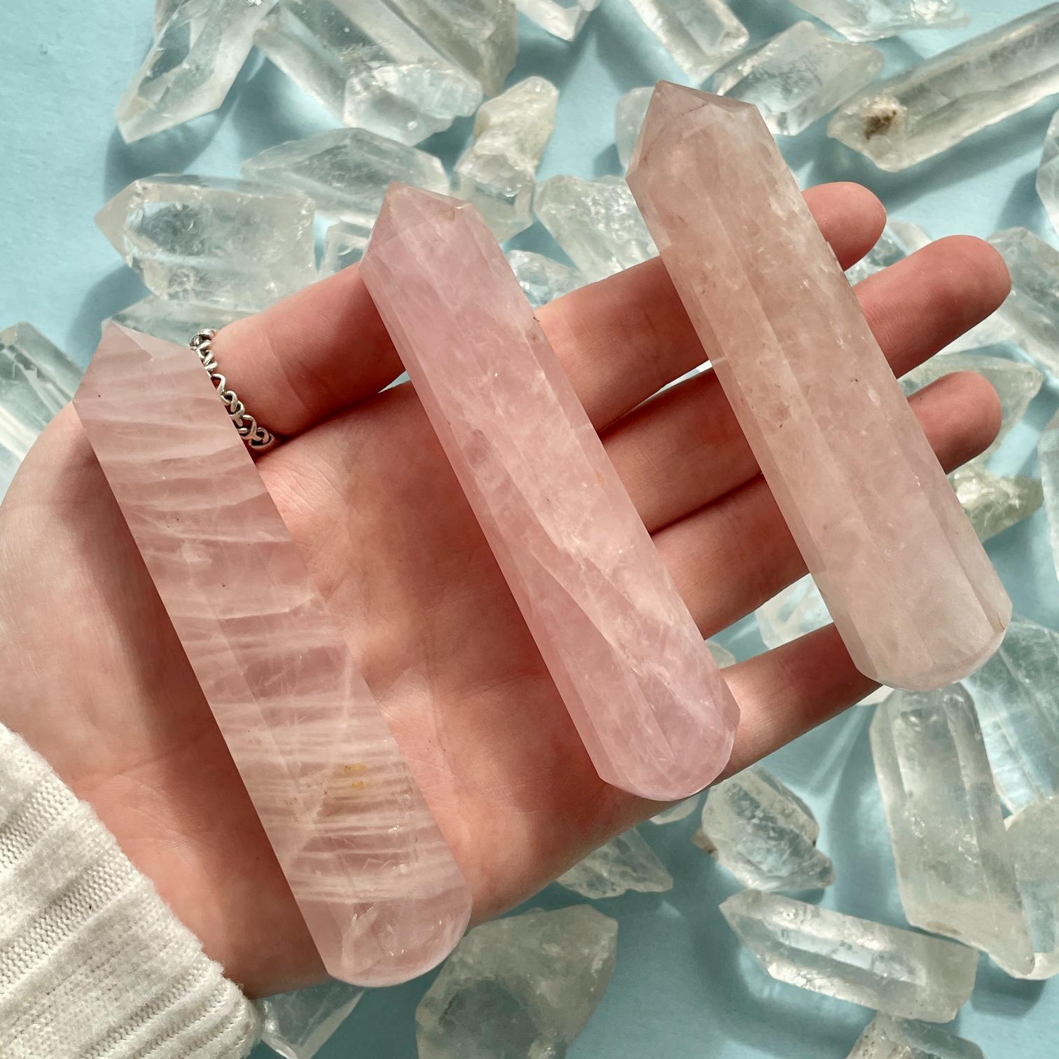 Rose Quartz Massage Wand