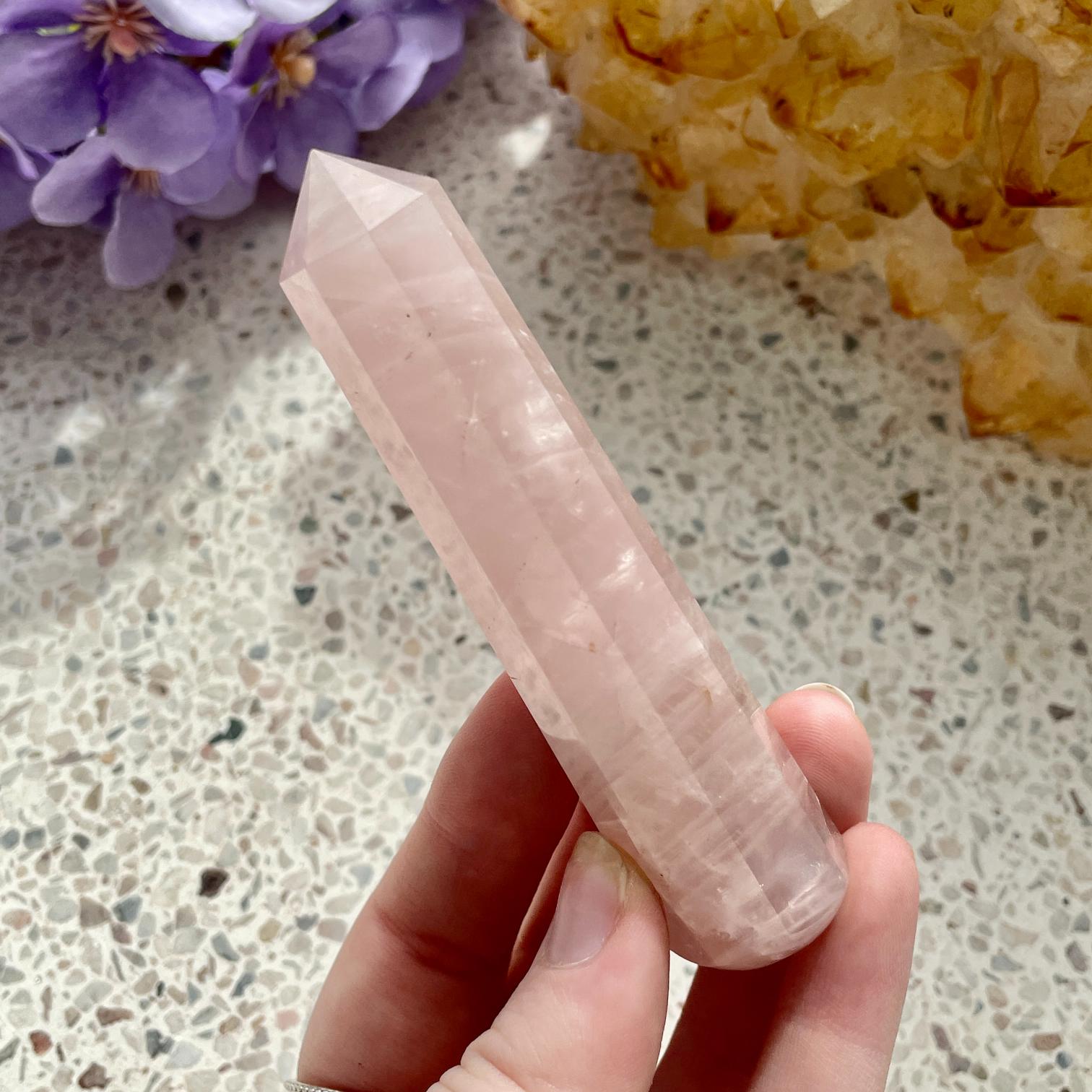 Rose Quartz Massage Wand