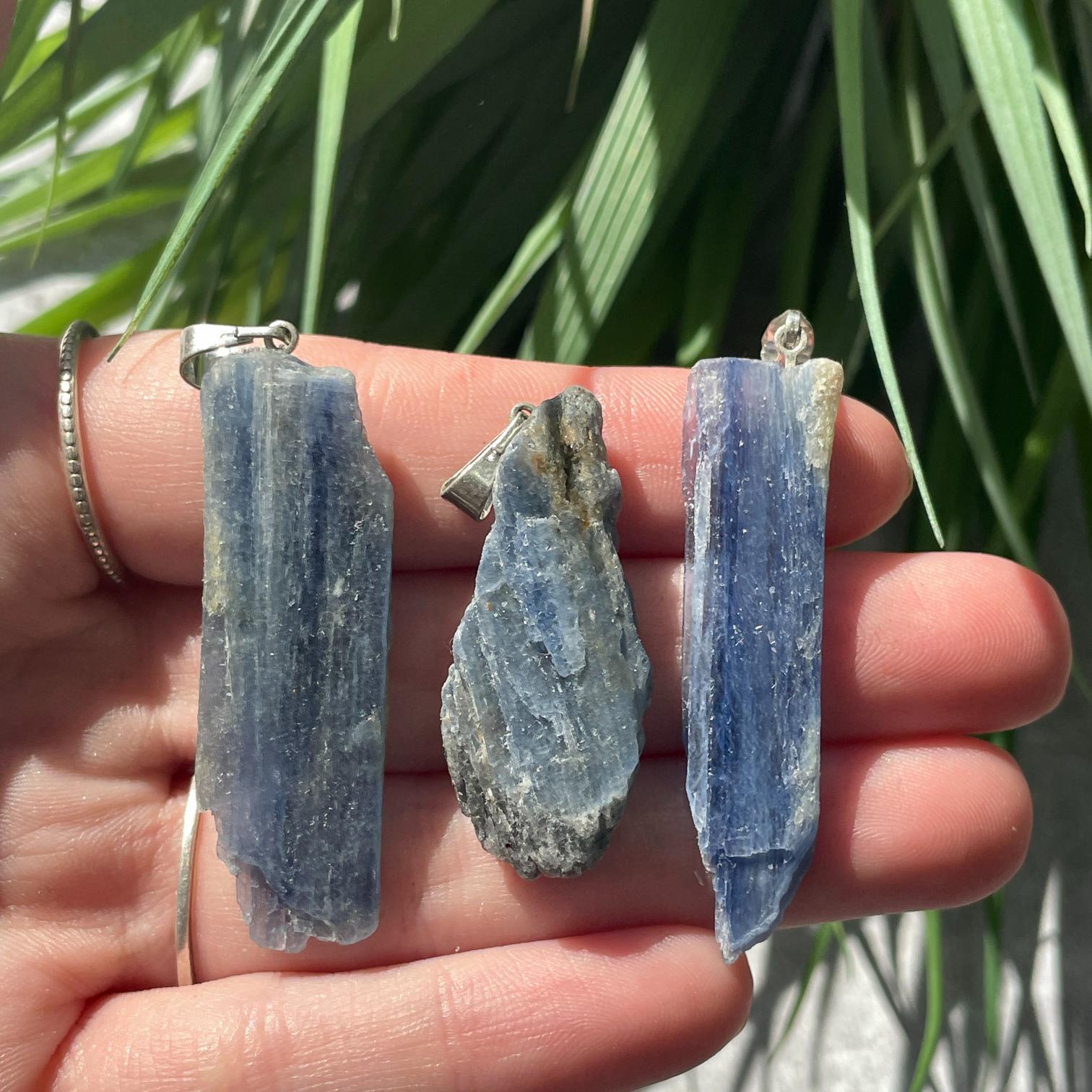 Rough Mini Pendant - Blue Kyanite