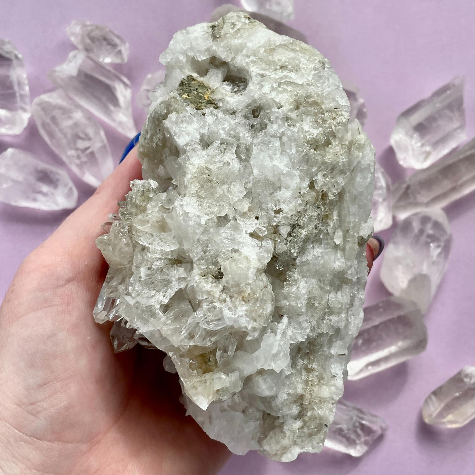 Clear Quartz Cluster - 50