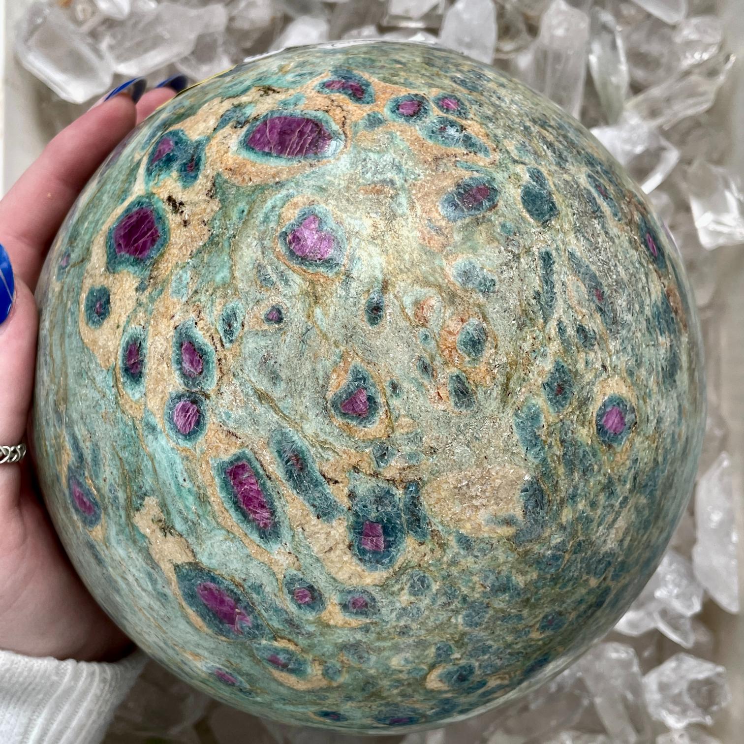 Ruby In Fuchsite - Large Sphere (7KG) -04