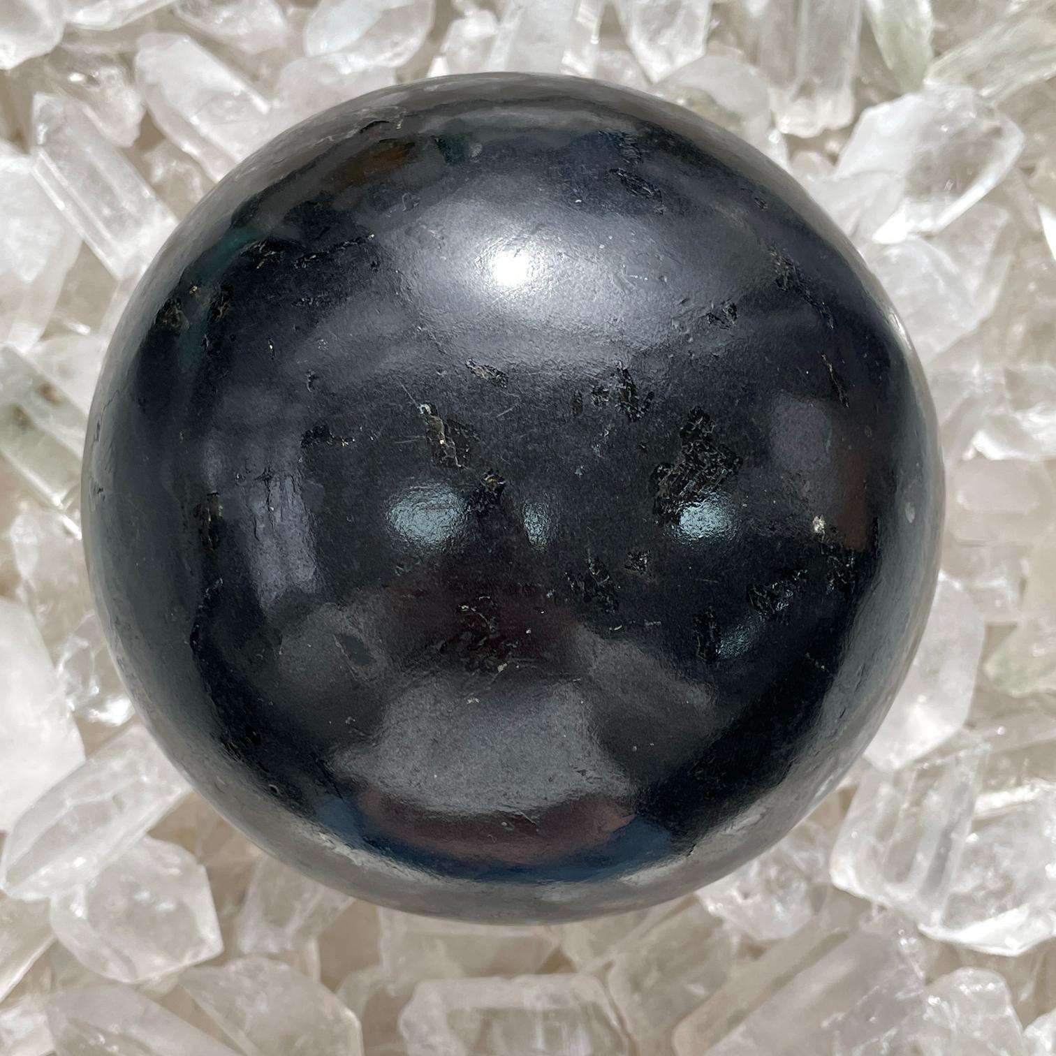 Black Tourmaline - Large Sphere - 01
