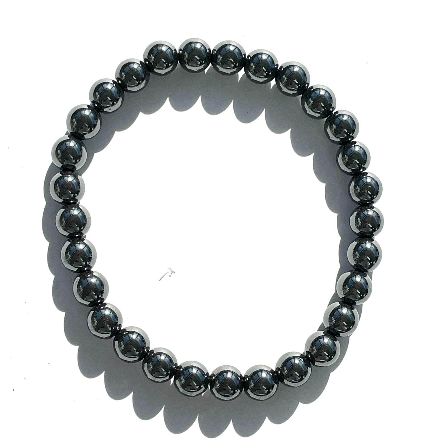 Hematite Beads Bracelet 6mm