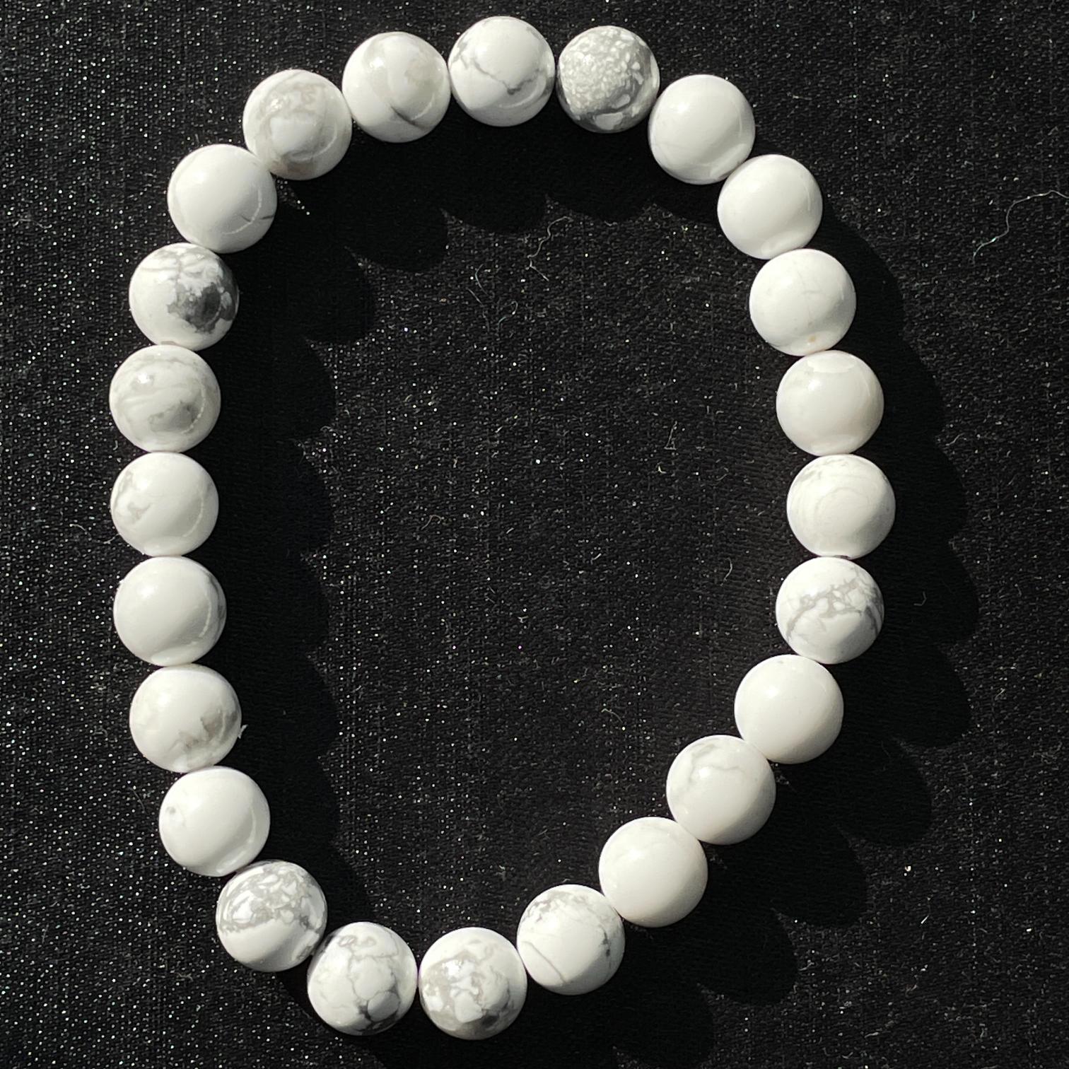 Howlite Beads Bracelet