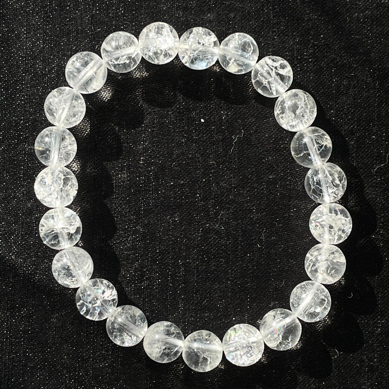 Cracked Quartz Beads Bracelet