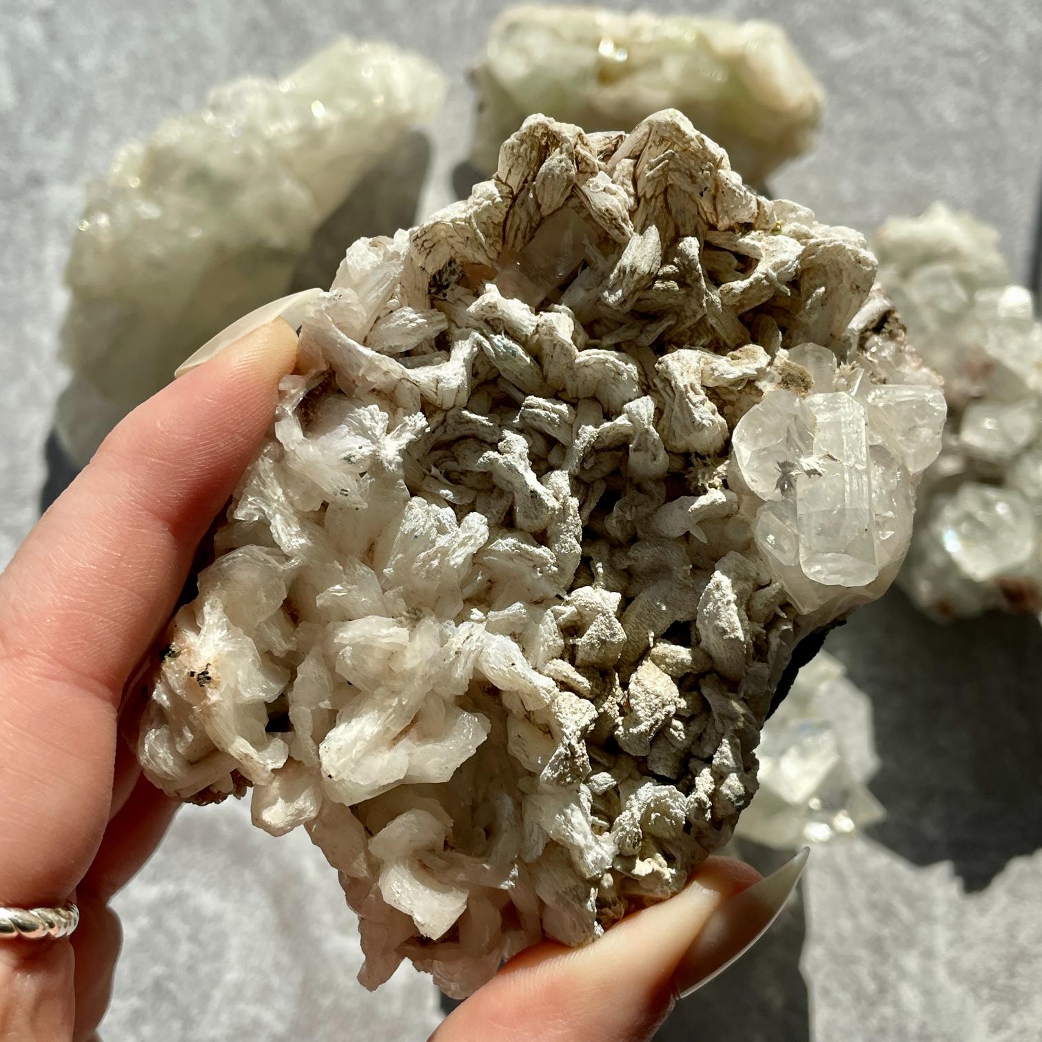 Apophyllite Cluster Box 09