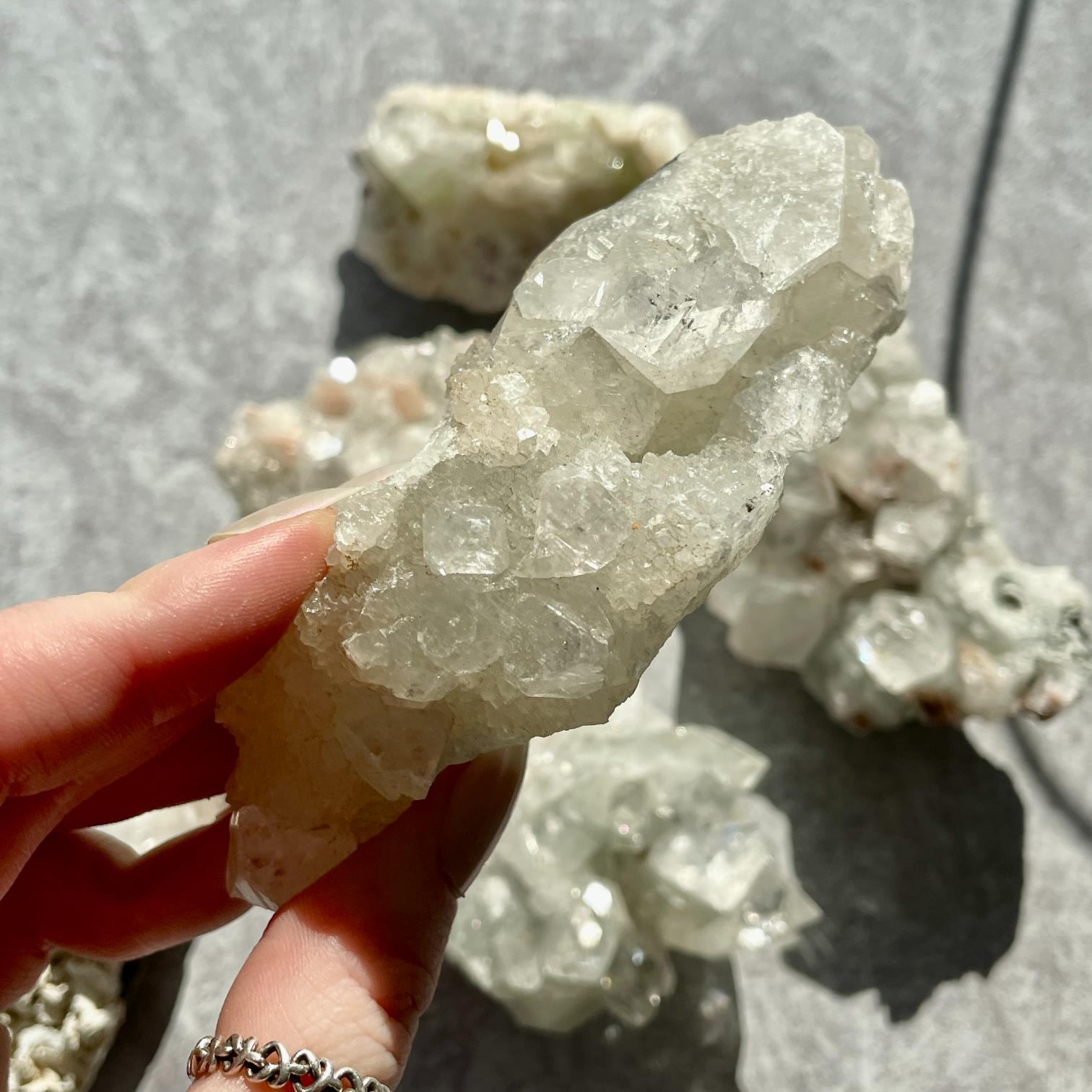 Apophyllite Cluster Box 09