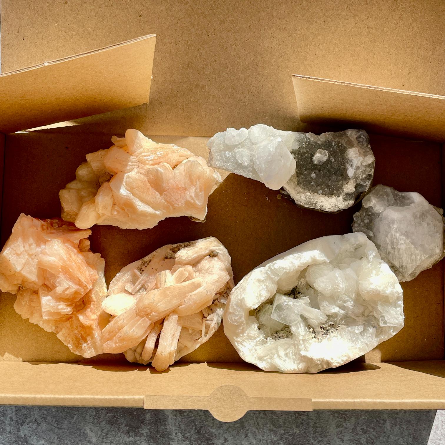 Apophyllite Cluster Box 10