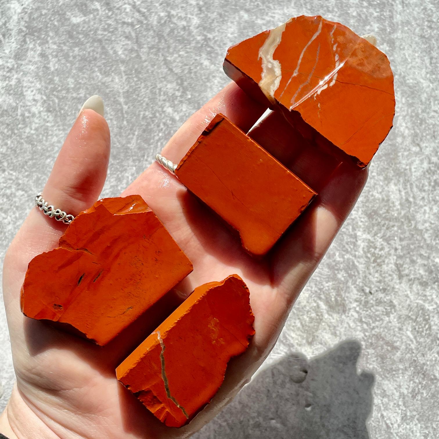 Rough - Slab - Red Jasper - 1 KG 