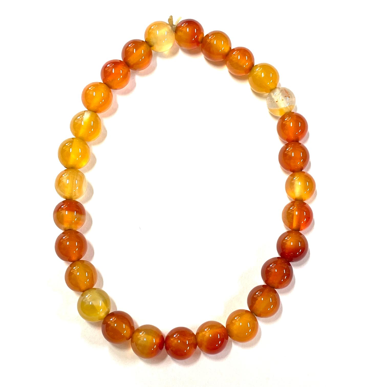 Carnelian Beads Bracelet 6mm