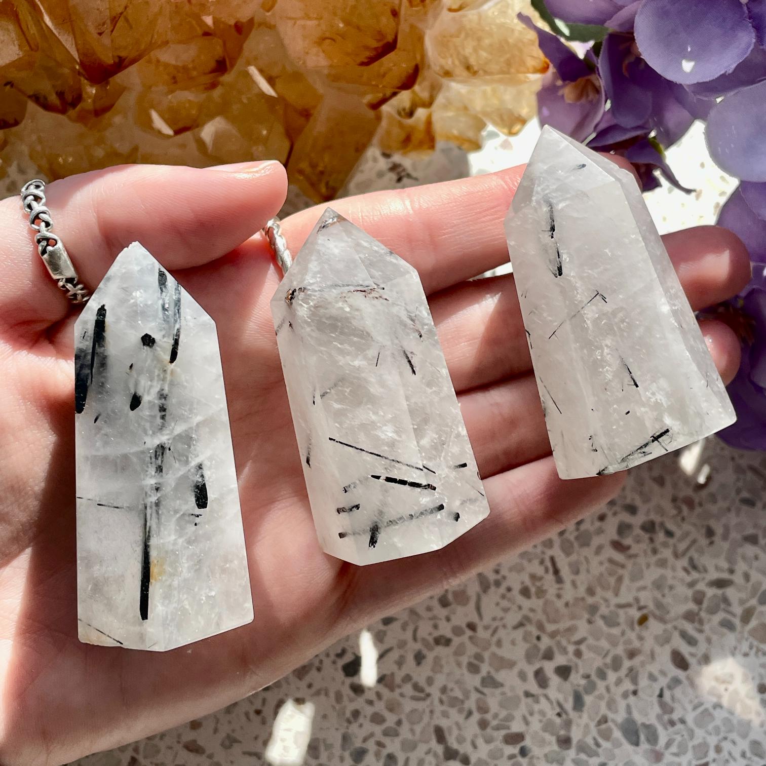 Tourmaline In Quartz Generator - 1pc